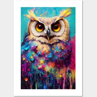 Owl Bird Animal Discovery Adventure Nature Planet Earth Paint Posters and Art